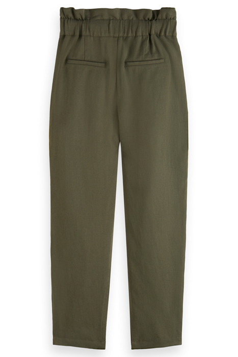 HIGH-RISE PAPER BAG PANTS SEAWEED GREEN 2