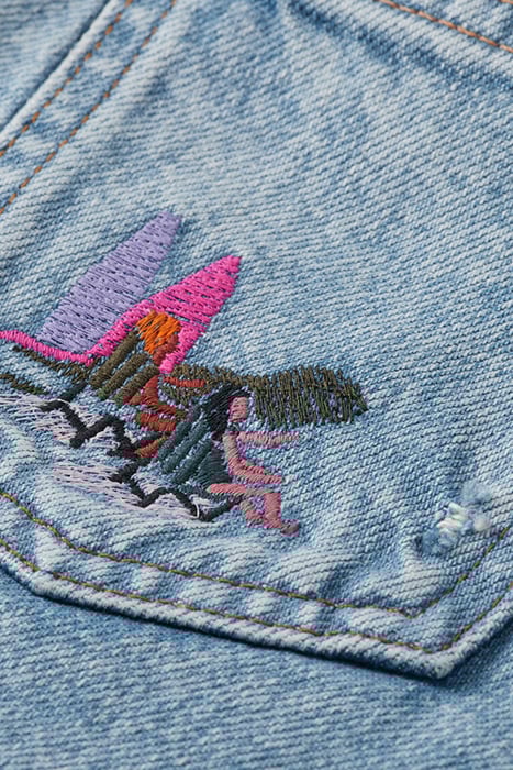 THE BEACH DENIM SHORTS - ROCK THE BOAT 3