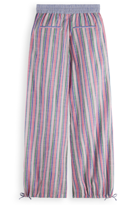 MULTICOLOUR LUREX STRIPE PULL-ON BEACH PANT BEACH STRIPE 5