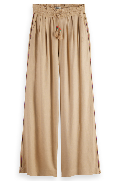LINEN PULL-ON PANT MOCCA 4