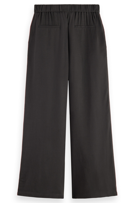 ELENI MULTICOLOUR PIPING PYJAMA PANT EVENING BLACK 4