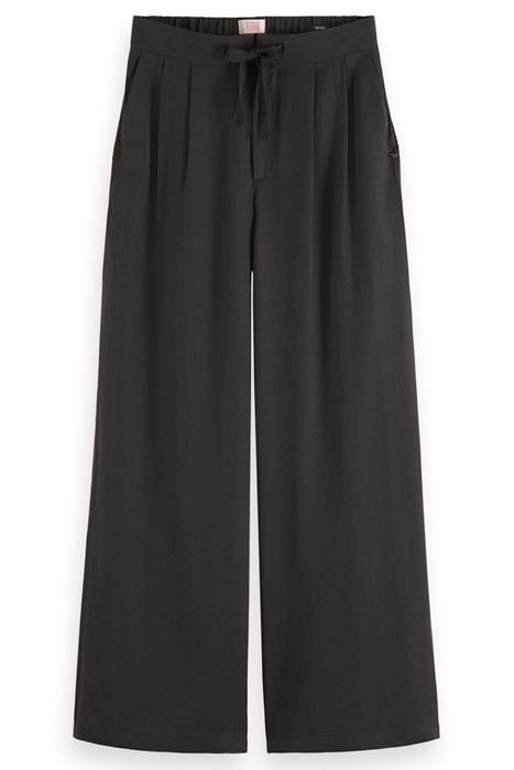 ELENI MULTICOLOUR PIPING PYJAMA PANT EVENING BLACK 3