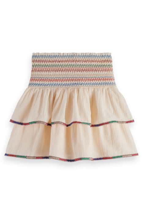 EMBROIDERED MINI SKIRT SOFT ICE 5