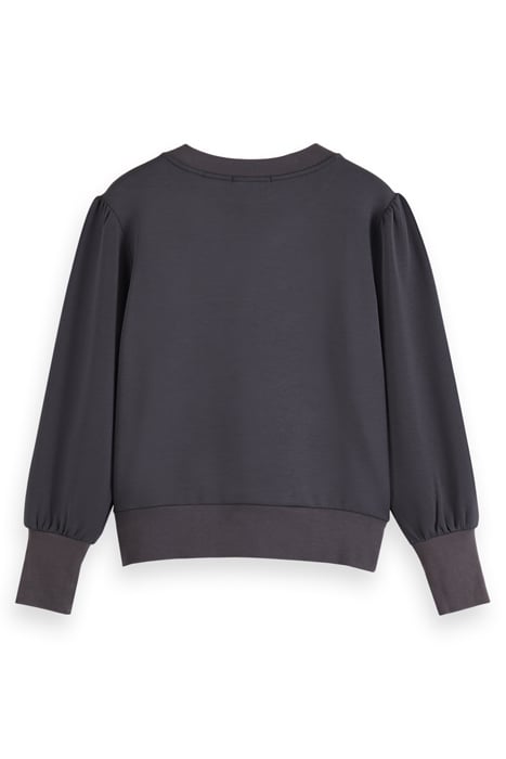 RUCHED YOKE SEAM MODAL SWEATSHIRT ANTRA 5