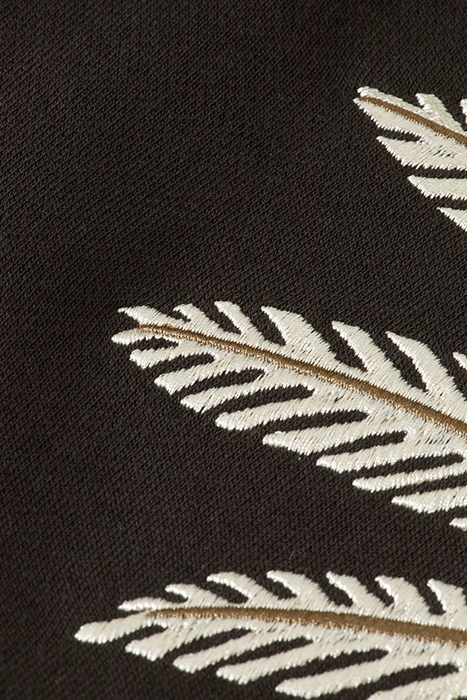 EMBROIDERED SWEATSHIRT EVENING BLACK 3