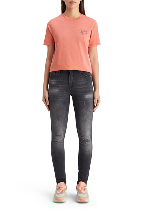 REGULAR FIT LEFT CHEST ARTWORK T-SHIRT PEACHY 3