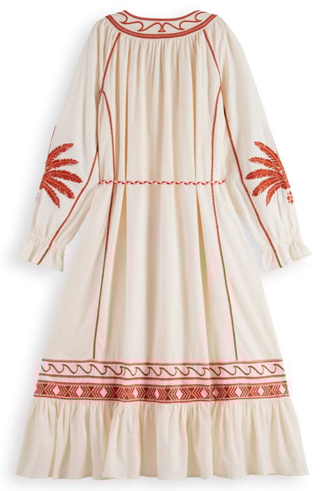 EMBROIDERED MAXI DRESS SOFT ICE 2