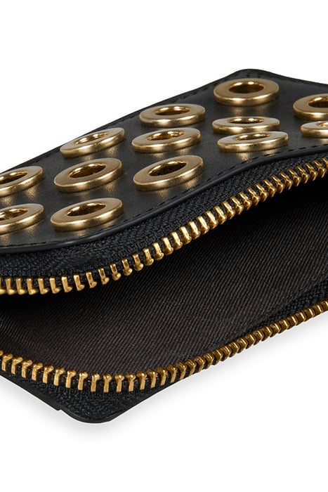MULTI PURSE WALLET WITH EYELETS BLACK 3