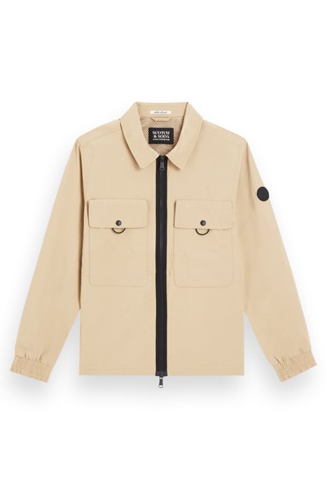 ZIPPED UTILITY JACKET SEASTONE 4