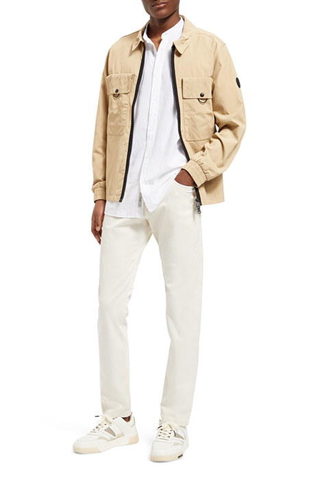 ZIPPED UTILITY JACKET SEASTONE 3