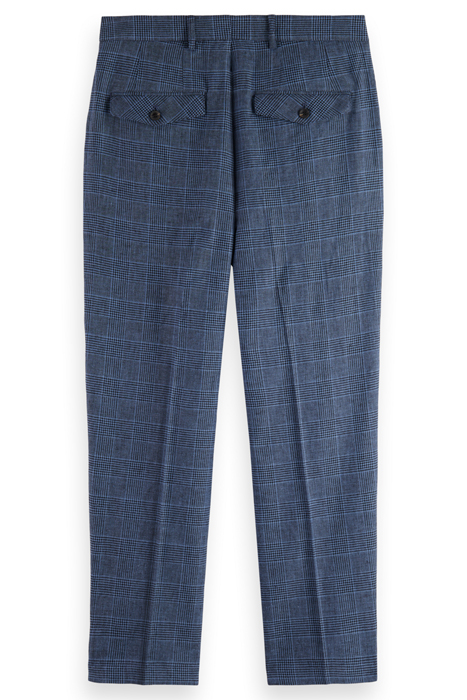 SEASONAL - WIDE-FIT PLEATED CH BLUE CHECK 2