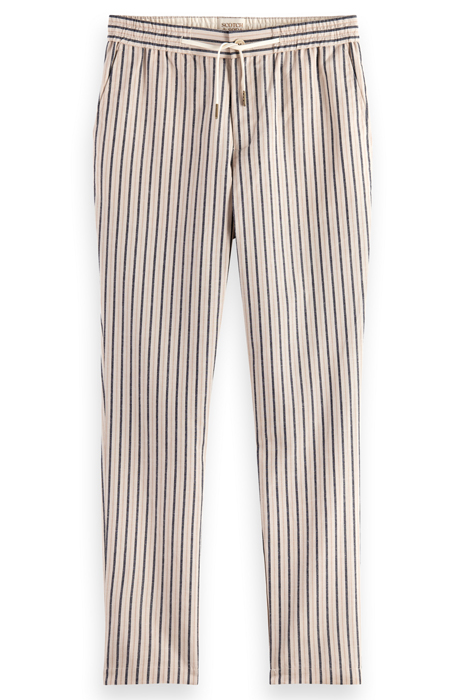 WARREN - STRAIGHT FIT YARN-DYE WHITE NAVY RED STRIPE 3