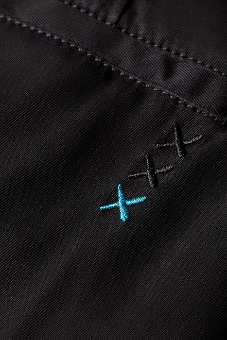 STUART - COTTON-BLEND TWILL SH BLACK 3