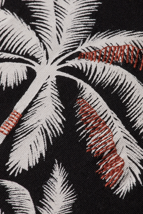 RELAXED FIT PRINT FRONT T-SHIRT EVENING BLACK 3