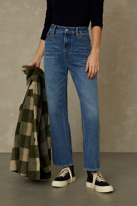 LIORA CROPPED ECO HOLO VINTAGE LIGHT BLUE 1