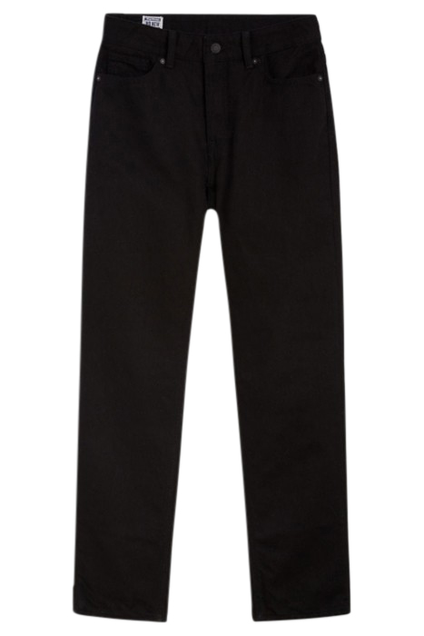 CAROLINE CROPPED ECO RECYCLED BLACK WORN 4