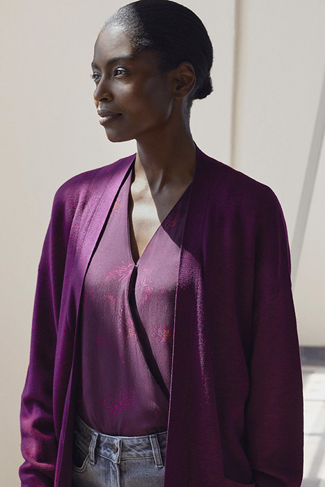 CARDIGAN LONG SLEEVES 21001778 RED BUD 7