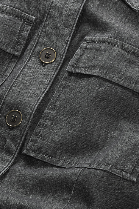 DRESS WOVEN LONG 23001948 ANTHRA 5