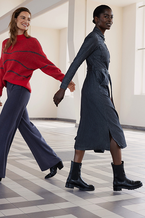 DRESS WOVEN LONG 23001948 ANTHRA 8