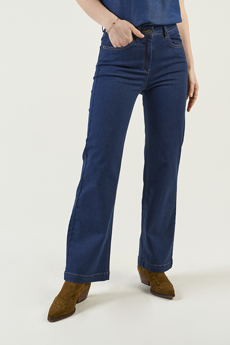 TROUSER WOVEN LONG 24001826 MESOBLUE 4