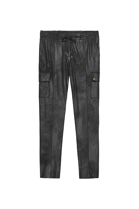 TROUSER WOVEN LONG 24001828 ALMOST BLACK 3