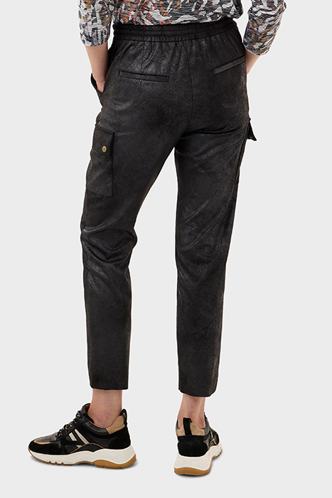 TROUSER WOVEN LONG 24001828 ALMOST BLACK 2
