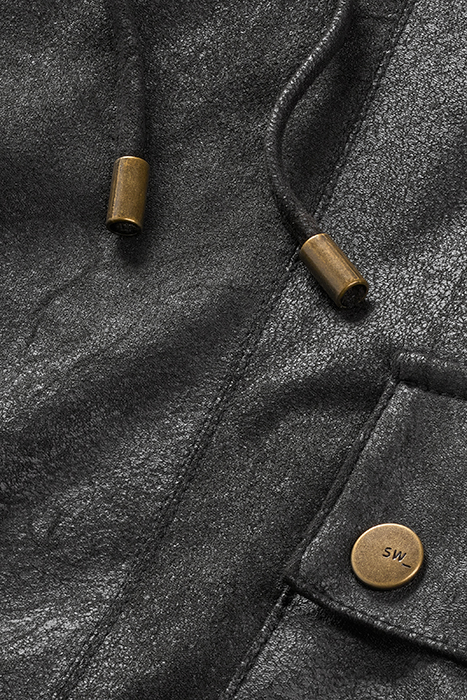 TROUSER WOVEN LONG 24001828 ALMOST BLACK 6