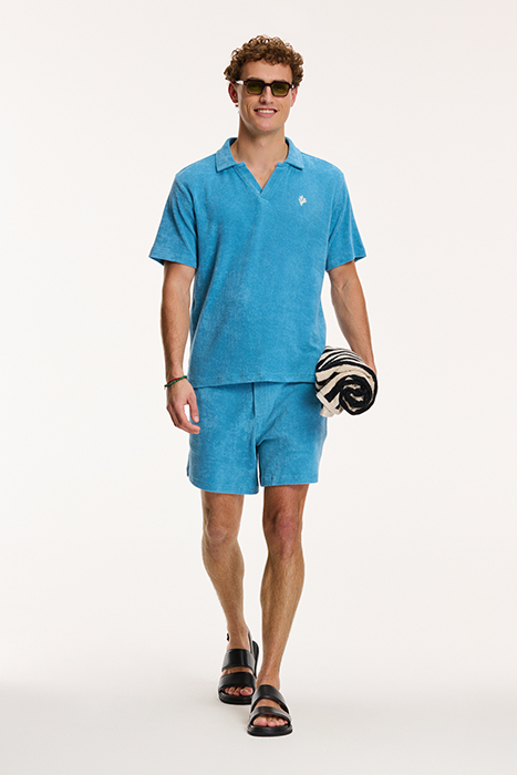EVAN TOWELING SHORTS CANADIAN BLUE 6