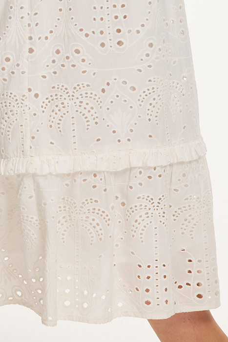 JULIA DRESS OPEN PALM EMBRO PALM BRODERIE OFF WHITE 10