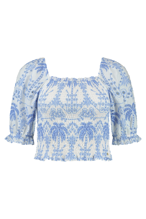 ILSA TOP OPEN PALM EMBRO PALM BRODERIE OFF WHITE 5