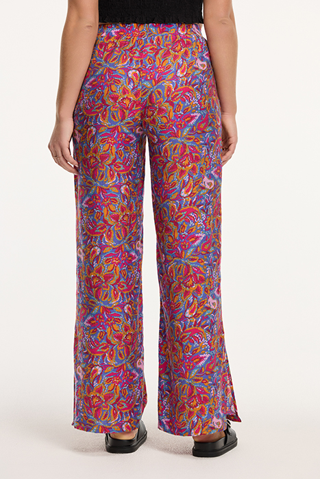 MEREL TROUSERS SICILIAN FLOWER PURPLE SICILIAN FLOWER 2