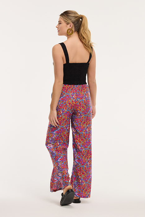 MEREL TROUSERS SICILIAN FLOWER PURPLE SICILIAN FLOWER 4