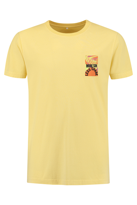 MORE SUN LESS SHADE T-SHIRT SPRING YELLOW 4