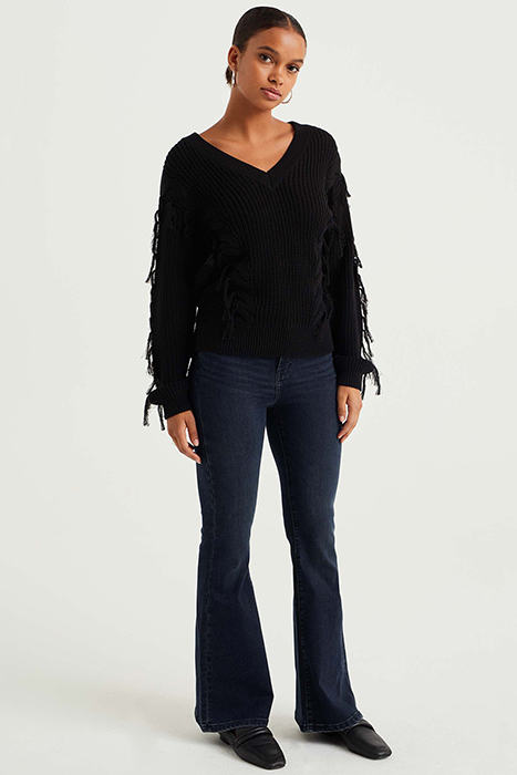 5-POCKET HIGH WAIST DARK BLUE 3