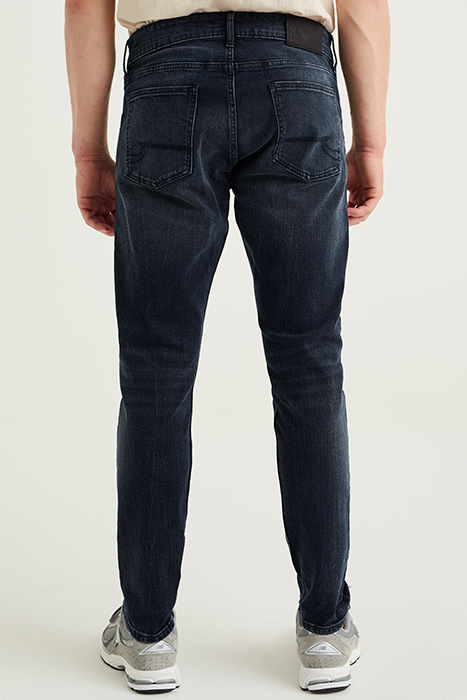 5-POCKET MID WAIST DARK BLUE 2
