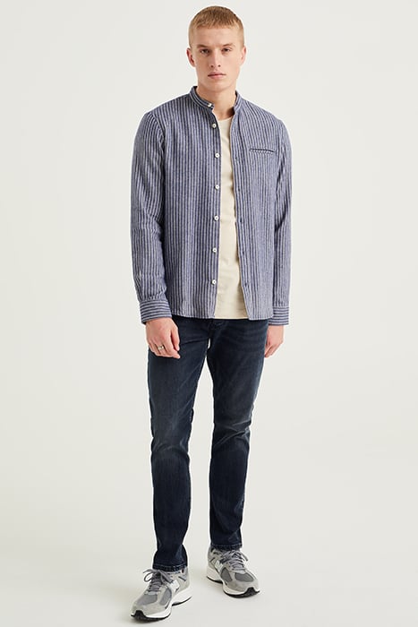 5-POCKET MID WAIST DARK BLUE 3