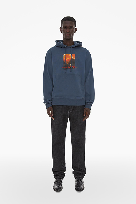 OUTER SP HOODIE COTTON PRUSSIAN BLUE 3