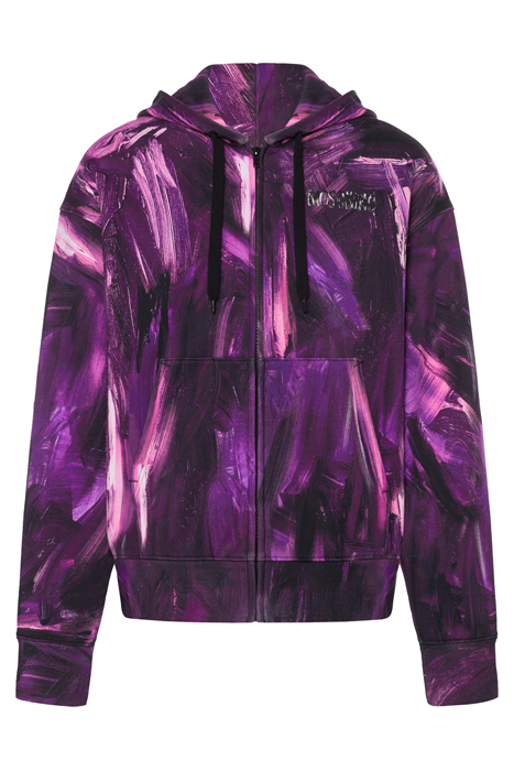 PAINTING ZIP SWEATSHIRT BLACK 3