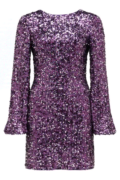CAMDEN SEQUIN MINI DRESS PURPLE 4