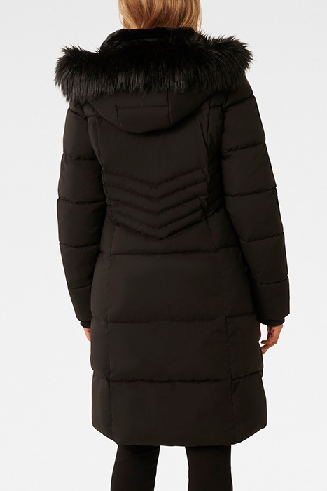 GRACE LONGLINE PUFFER COAT BLACK 2