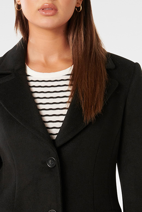 REBECCA 2 BUTTON COAT BLACK 6