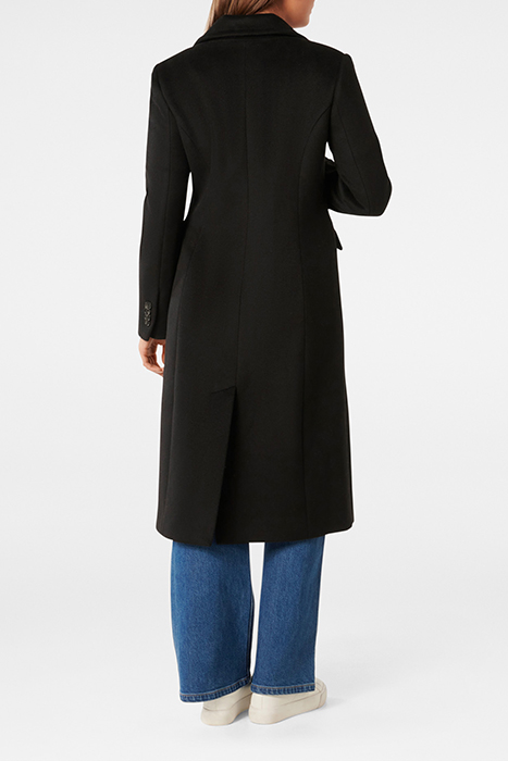 REBECCA 2 BUTTON COAT BLACK 2