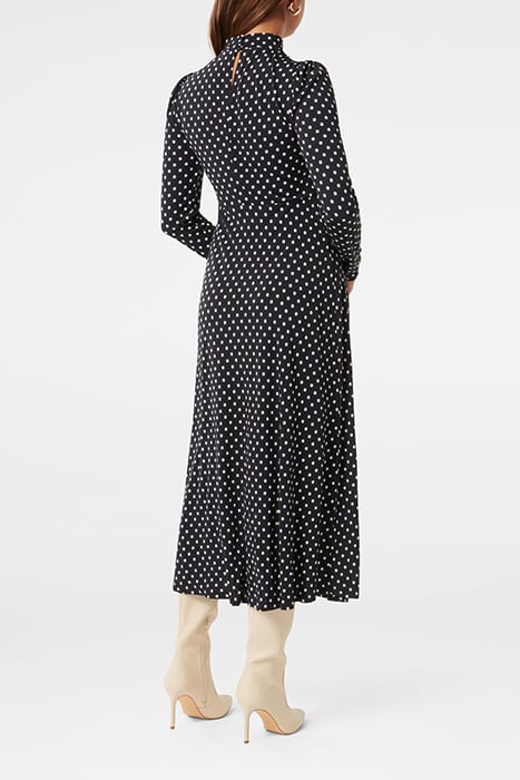 DAWSON HIGH NECK MIDI DRESS CANTERBURY SPOT 2