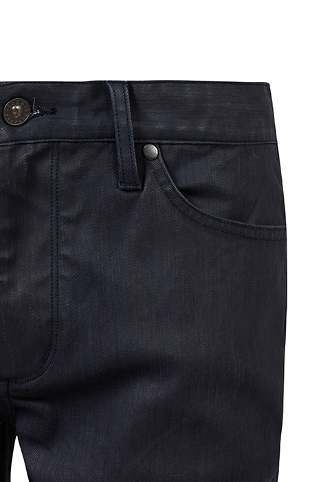 SLIM FIT GARMENT WASHED JEAN WITH ZIP FL TWILIGHT BLUE 3