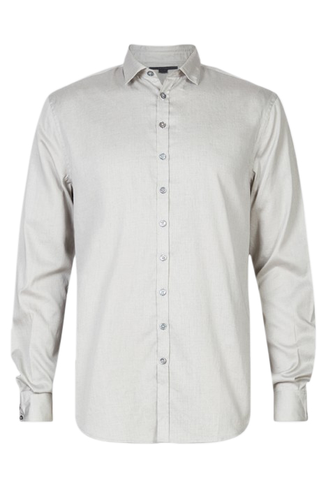 MULTI BUTTON SLIM FIT SHIRT FOSSIL GREY 2