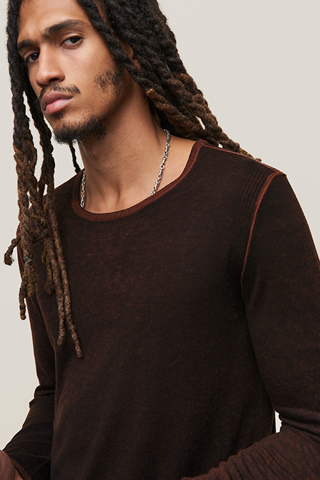 PETE LONG SLV CREW NECK WITH REVERSE PRI PORT 2