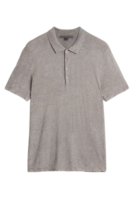 CHATHAM REGULAR FIT SS P OLO WITHPIGMENT GRIFFIN GREY 2
