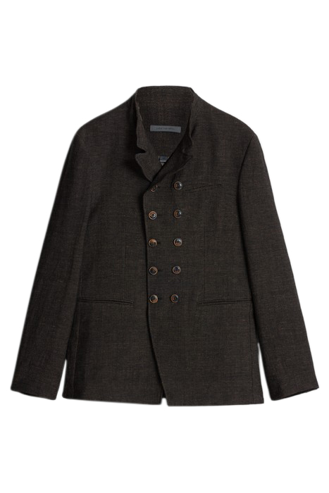 SLIM FIT DBL BREASTED MULTI-BUTTON JACKE SOIL 2