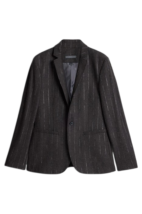 SLIM FIT ONE BUTTON SKINNY NOTCH LAPEL S ESPRESSO 2