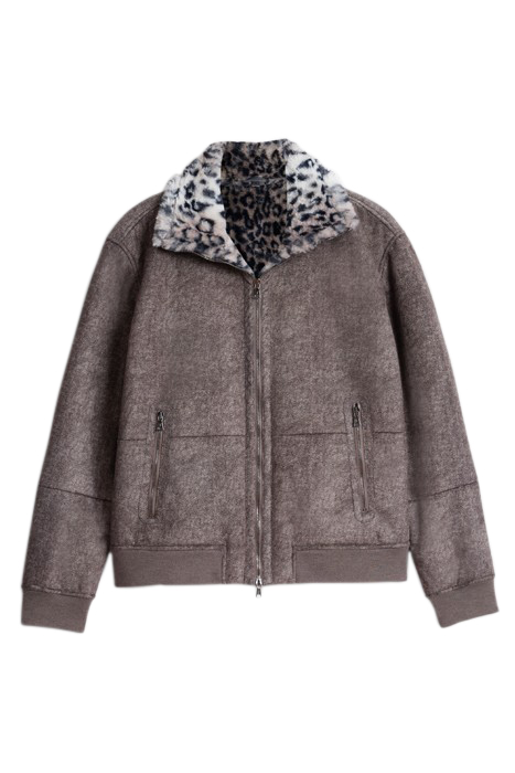 MONTEIRO EASY FIT ZIP UP JACKET WITH FUR DESERT SAND 2